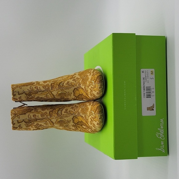 269- Sam Edelman Codie Ankle Boots, Tumeric Paiscord 5M NWT - Picture 14 of 15